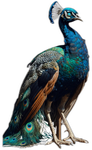 Jean-Paul, the Guild's peacock